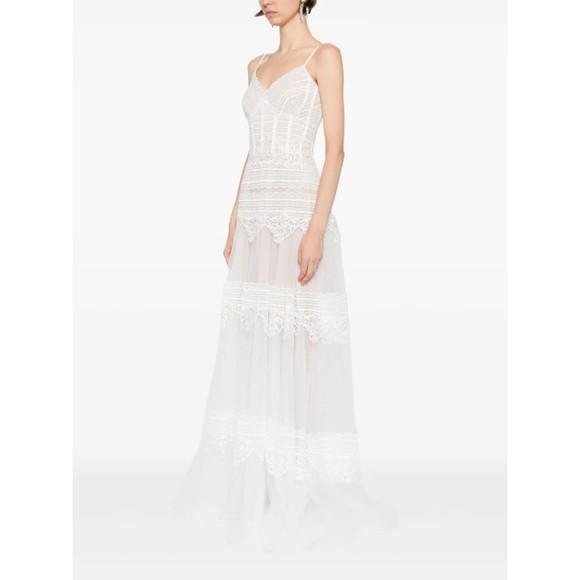 Saiid Kobeisy Lace Long Dress - NWT